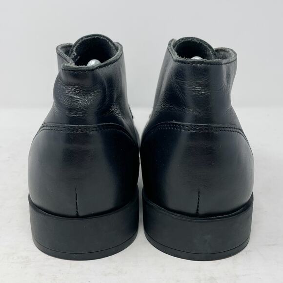 Stefano Rossi Black Leather Chukka Dress Boots Mens Size 8H main image 7